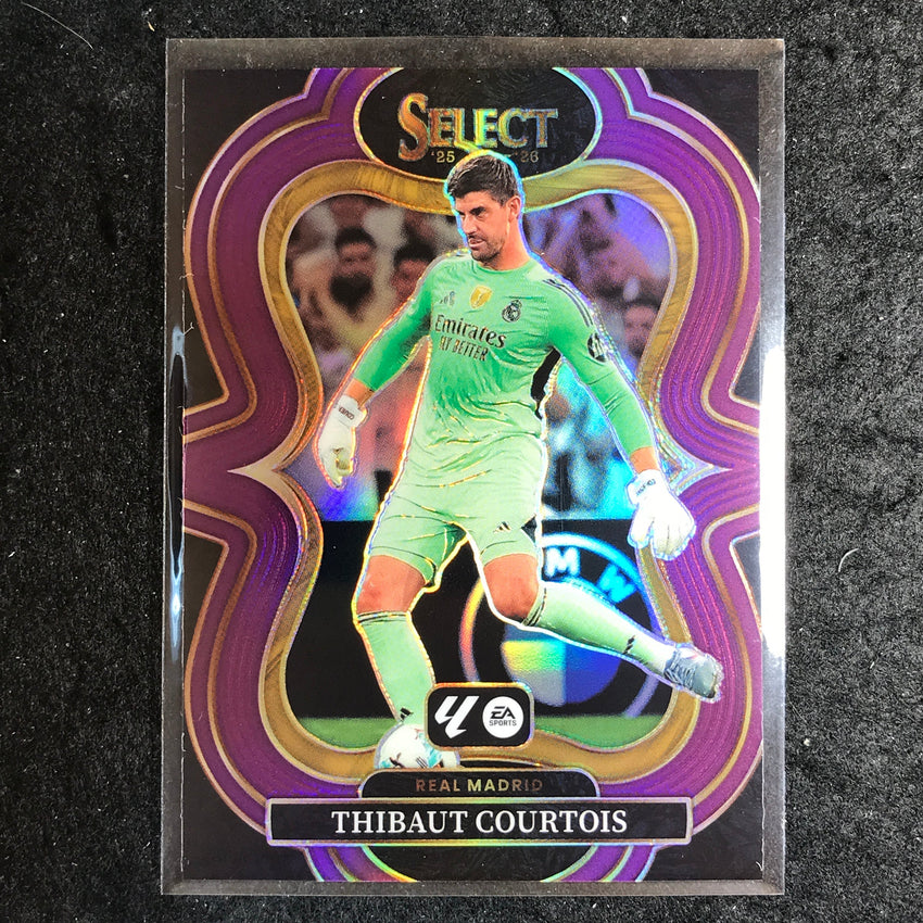 2025-26 Select La Liga THIBAUT COURTOIS Mezzanine Purple /125 #112