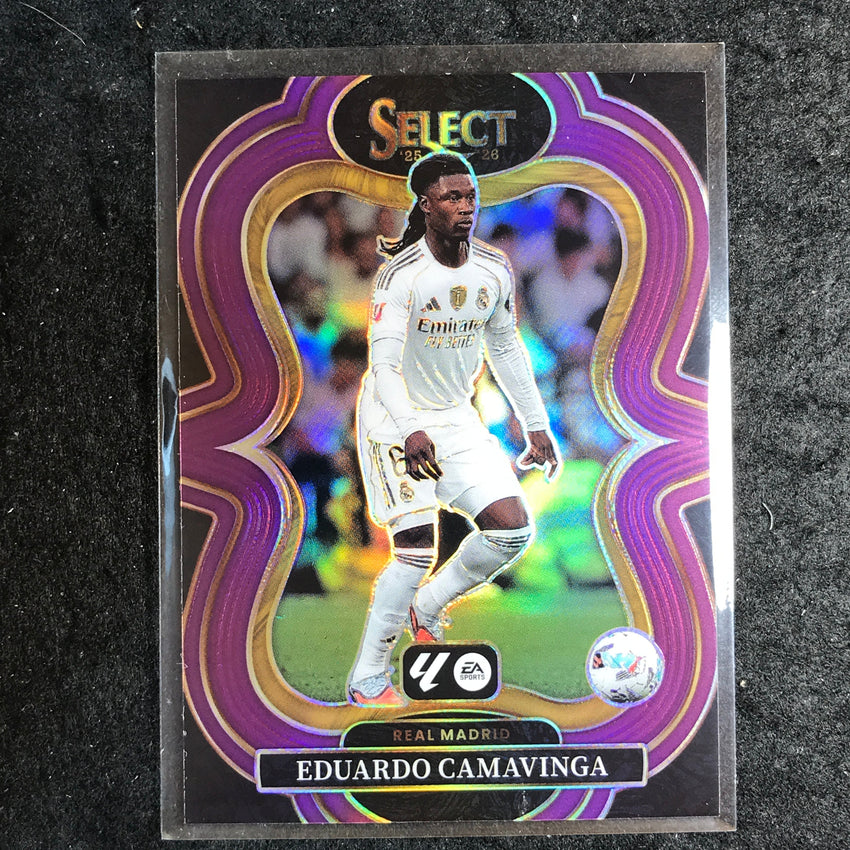 2025-26 Select La Liga EDUARDO CAMAVINGA Mezzanine Purple /125 #115