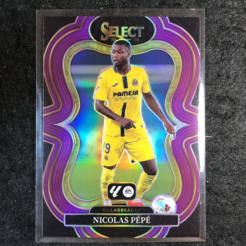 2025-26 Select La Liga NICOLAS PEPE Mezzanine Purple /125 #139