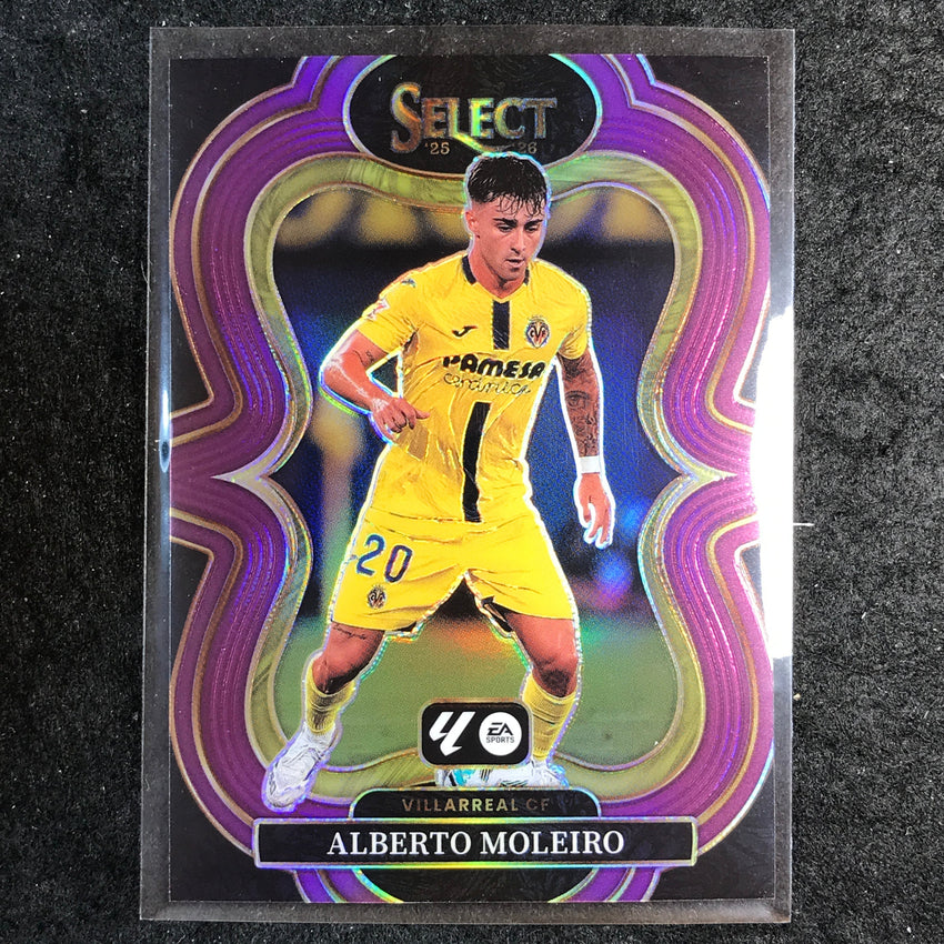 2025-26 Select La Liga ALBERTO MOLEIRO Mezzanine Purple /125 #142