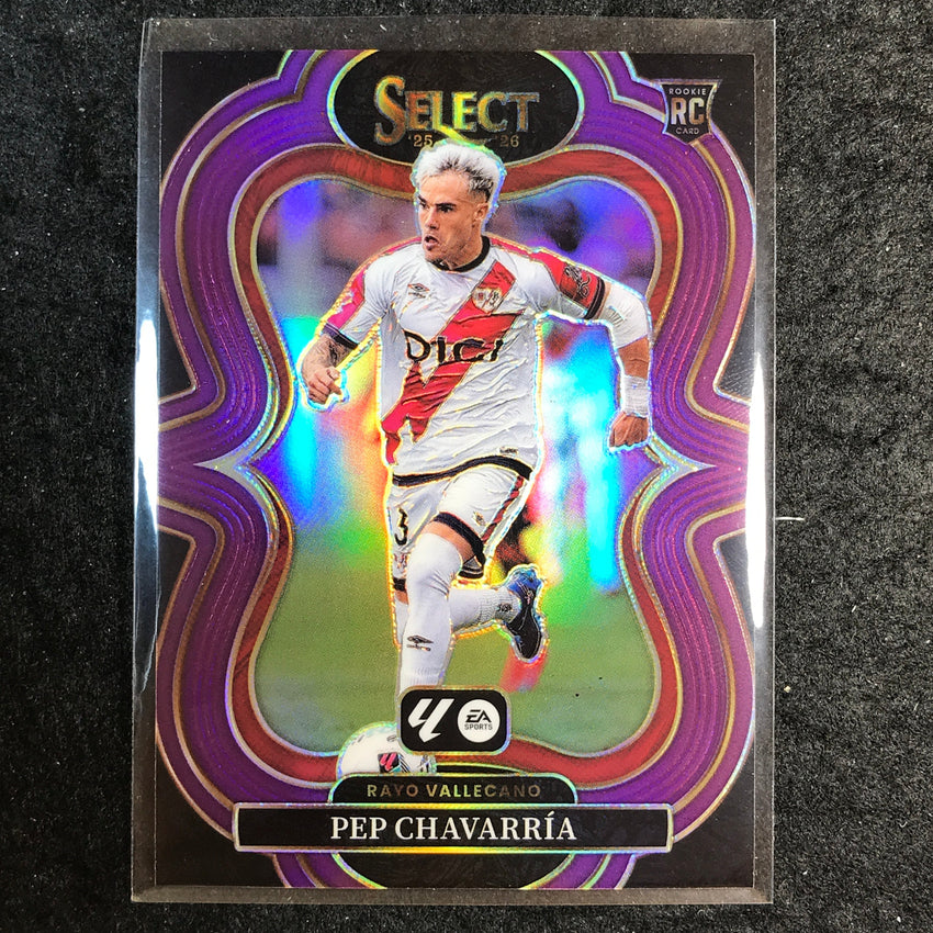2025-26 Select La Liga PEP CHAVARRIA Rookie Mezzanine Purple /125 #156
