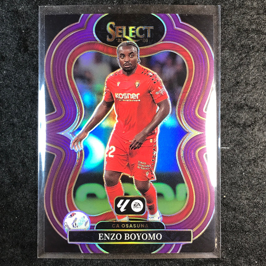 2025-26 Select La Liga ENZO BOYOMO Mezzanine Purple /125 #159