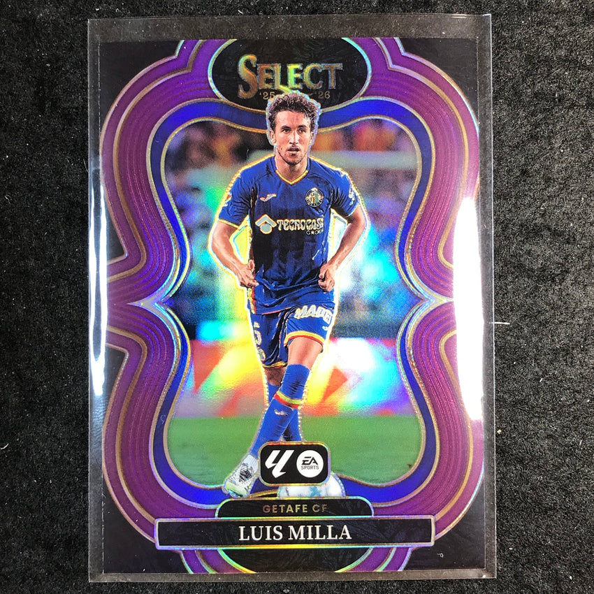 2025-26 Select La Liga LUIS MILLA Mezzanine Purple /125 #176