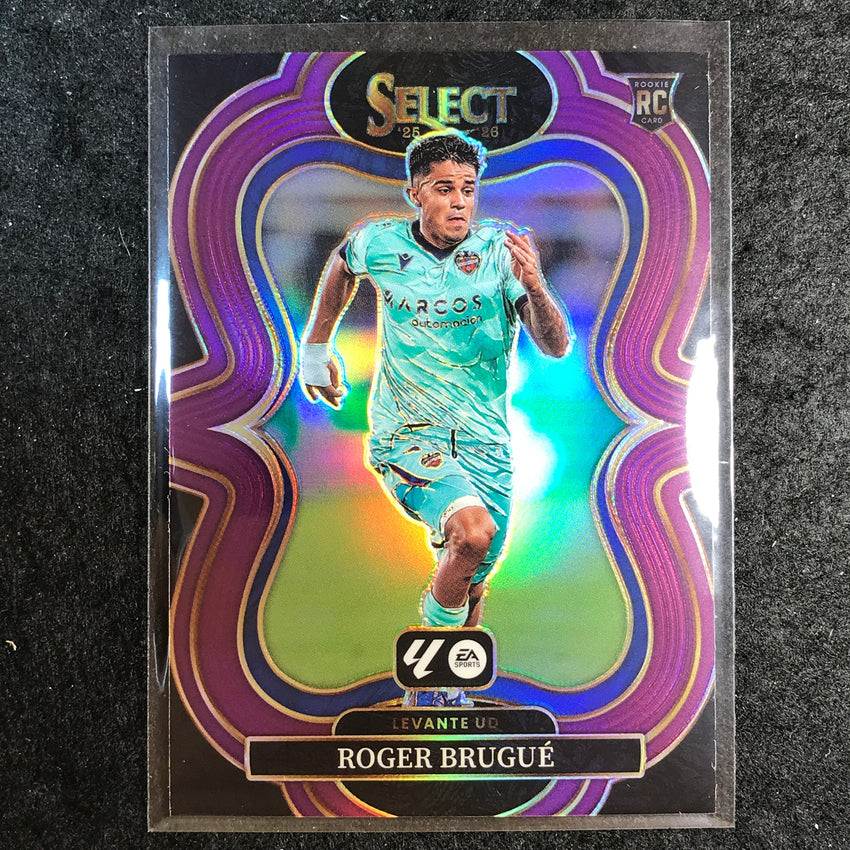 2025-26 Select La Liga ROGER BRUGUE Rookie Mezzanine Purple /125 #196