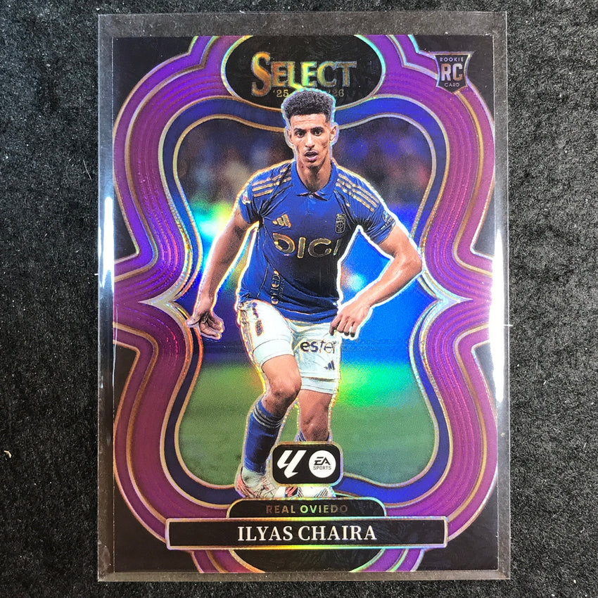 2025-26 Select La Liga ILYAS CHAIRA Rookie Mezzanine Purple /125 #199
