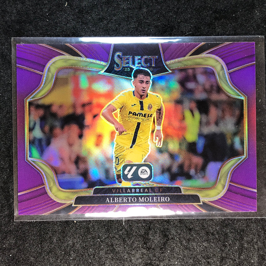 2025-26 Select La Liga ALBERTO MOLEIRO Field Level Purple /125 #202