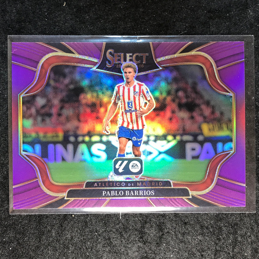 2025-26 Select La Liga PABLO BARRIOS Field Level Purple /125 #213