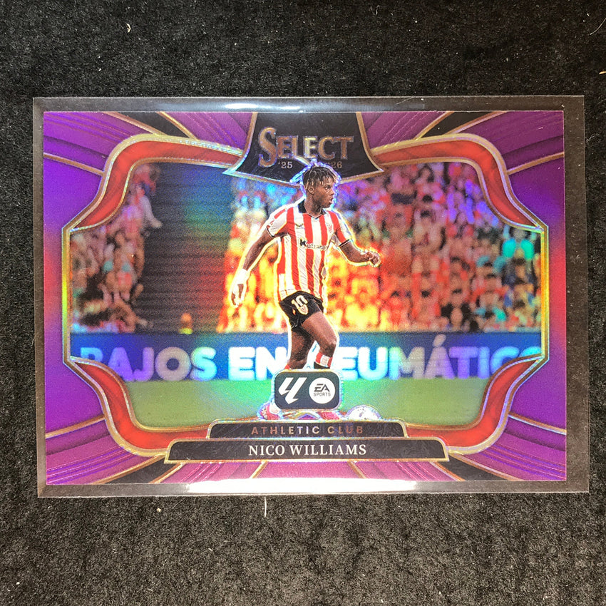 2025-26 Select La Liga NICO WILLIAMS Field Level Purple /125 #241