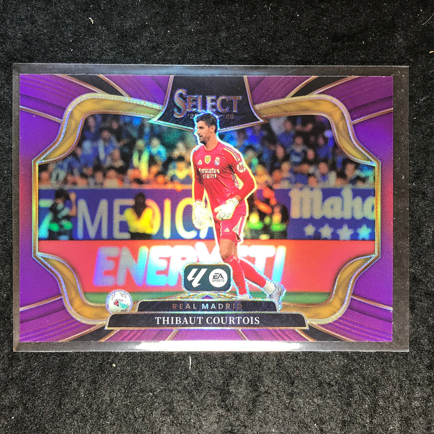 2025-26 Select La Liga THIBAUT COURTOIS Field Level Purple /125 #244