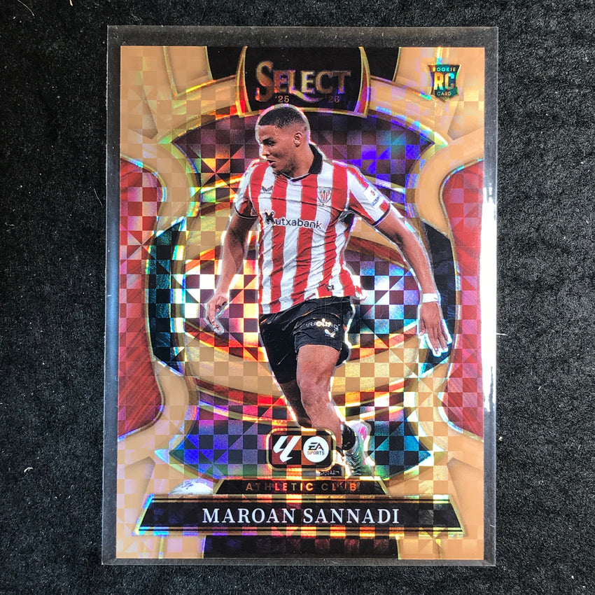 2025-26 Select La Liga MAROAN SANNADI Rookie Terrace Bronze Checker 37/99 #17
