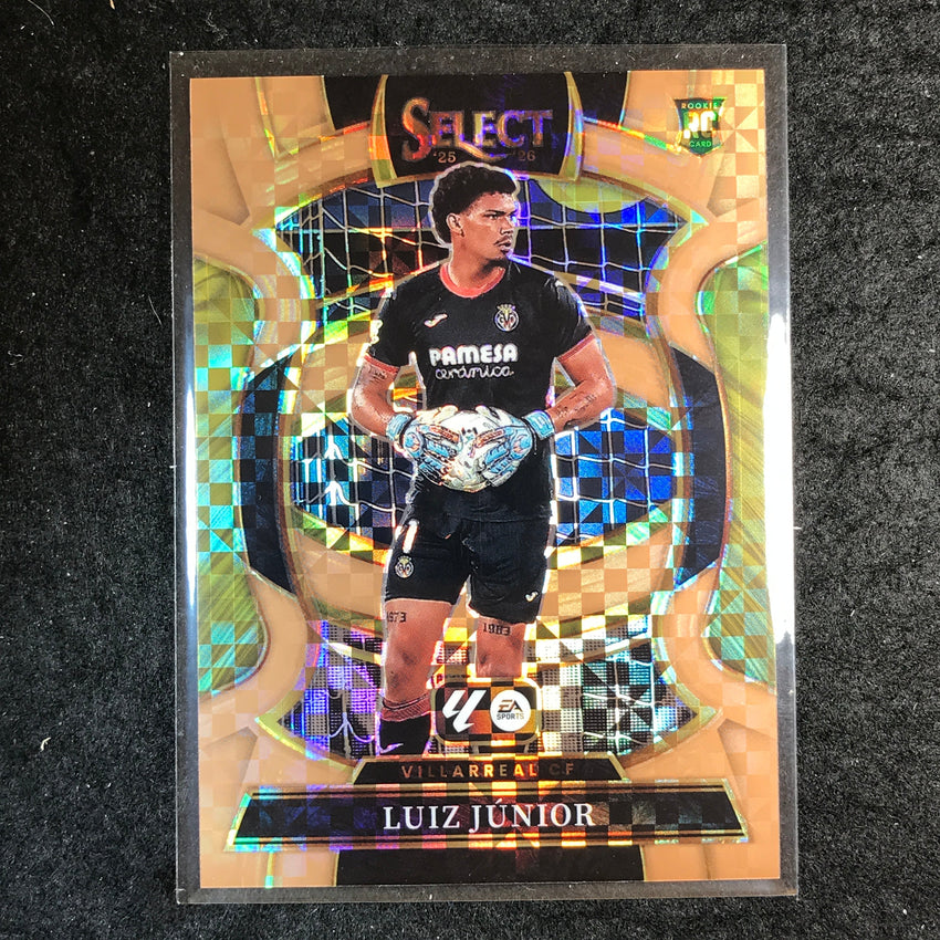2025-26 Select La Liga LUIZ JUNIOR Rookie Terrace Bronze Checker 10/99 #25