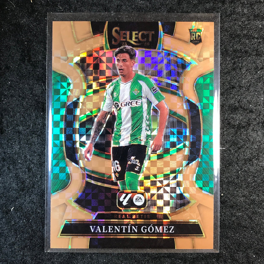 2025-26 Select La Liga VALENTIN GOMEZ Rookie Terrace Bronze Checker 90/99 #26