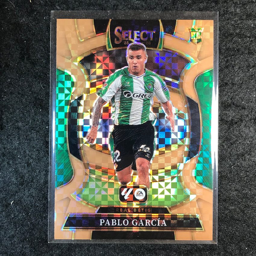 2025-26 Select La Liga PABLO GARCIA Rookie Terrace Bronze Checker 71/99 #28