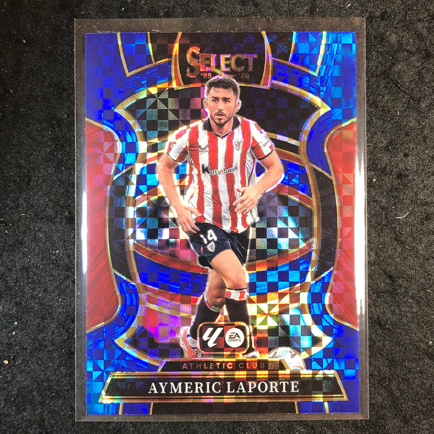 2025-26 Select La Liga AYMERIC LAPORTE Terrace Blue Checker #19
