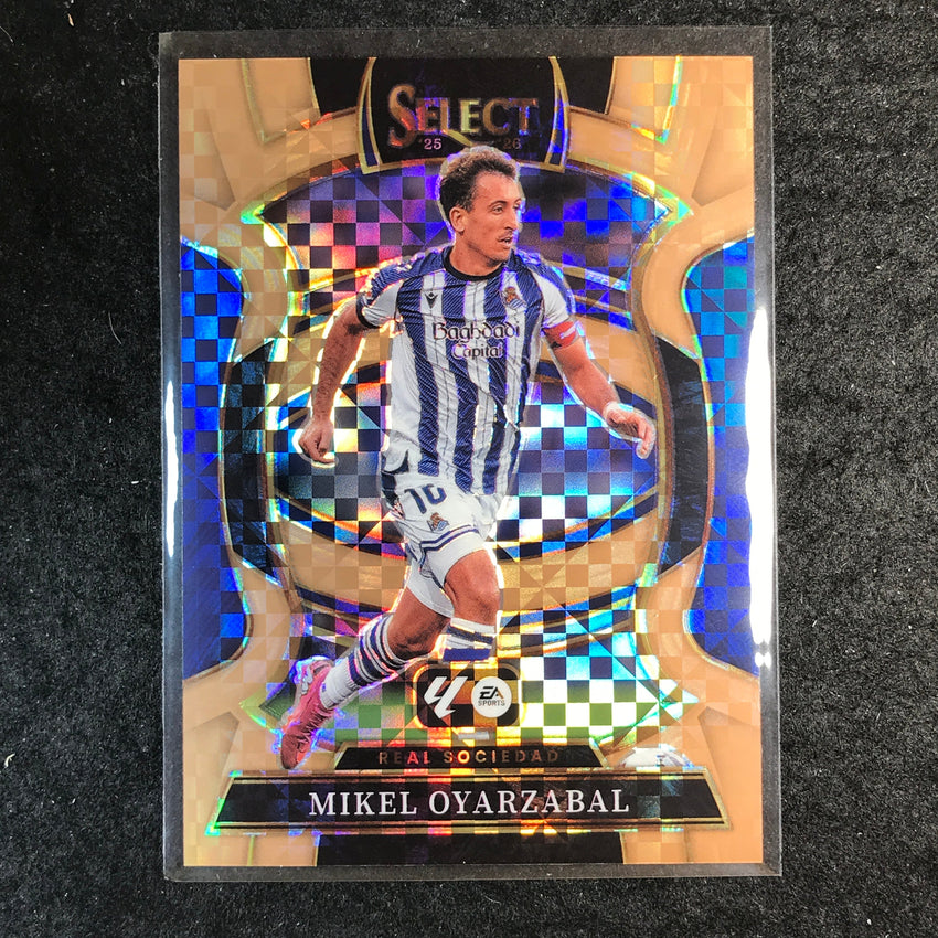2025-26 Select La Liga MIKEL OYARZABAL Terrace Bronze Checker 63/99 #52