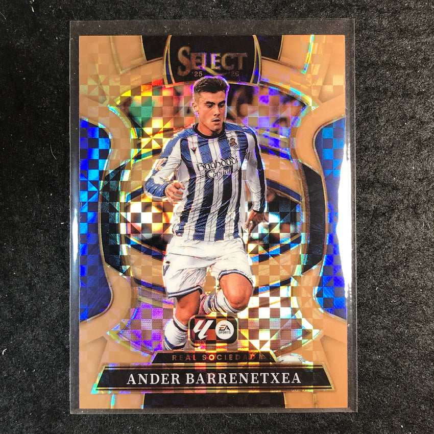 2025-26 Select La Liga ANDER BARRENETXEA Terrace Bronze Checker 10/99 #55