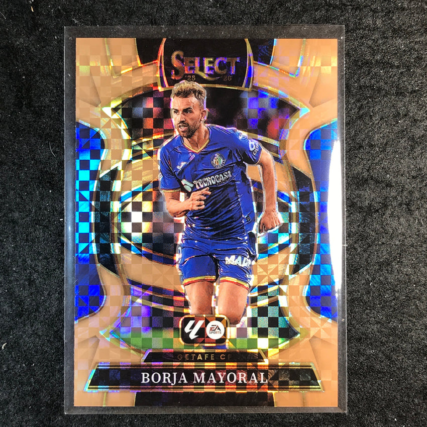 2025-26 Select La Liga BORJA MAYORAL Terrace Bronze Checker 19/99 #62