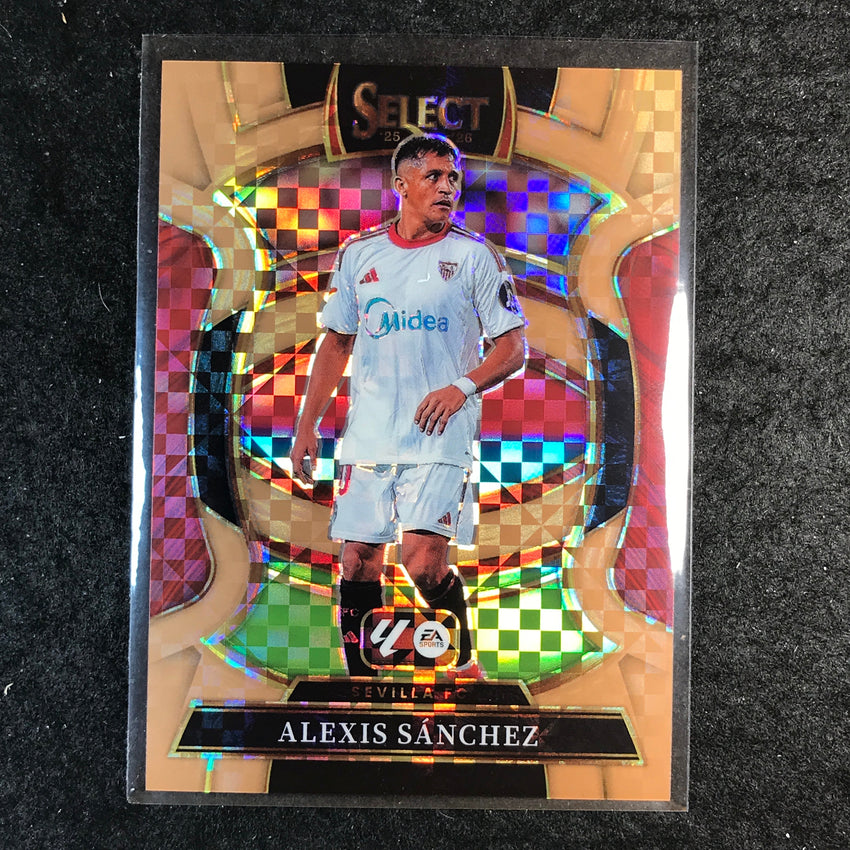 2025-26 Select La Liga ALEXIS SANCHEZ Terrace Bronze Checker 79/99 #83