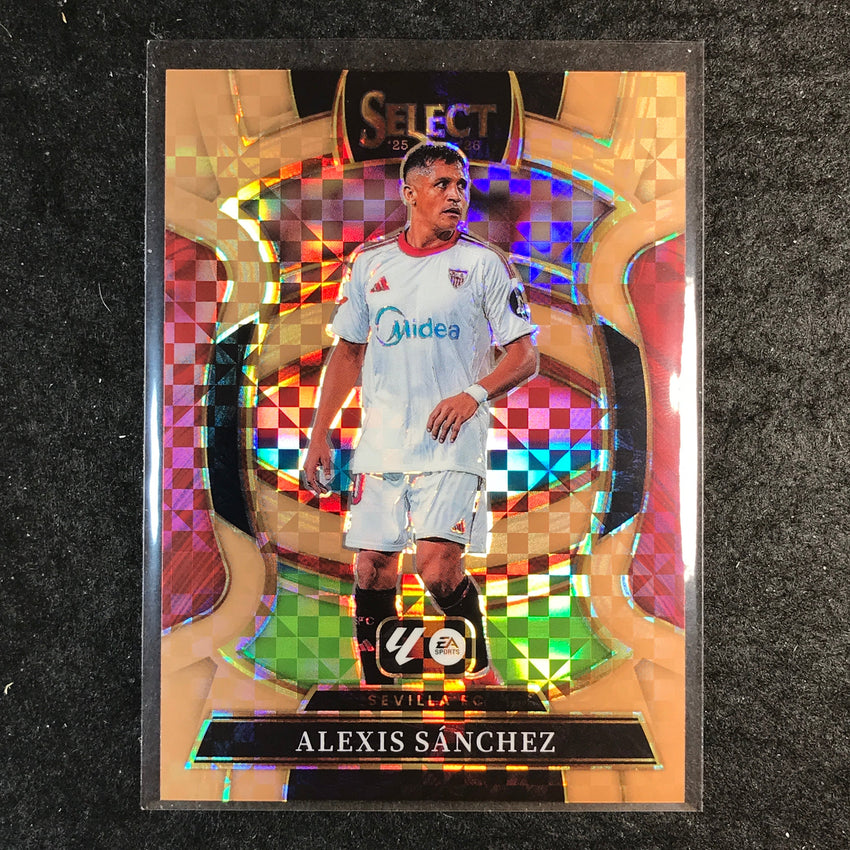 2025-26 Select La Liga ALEXIS SANCHEZ Terrace Bronze Checker 1/99 #83