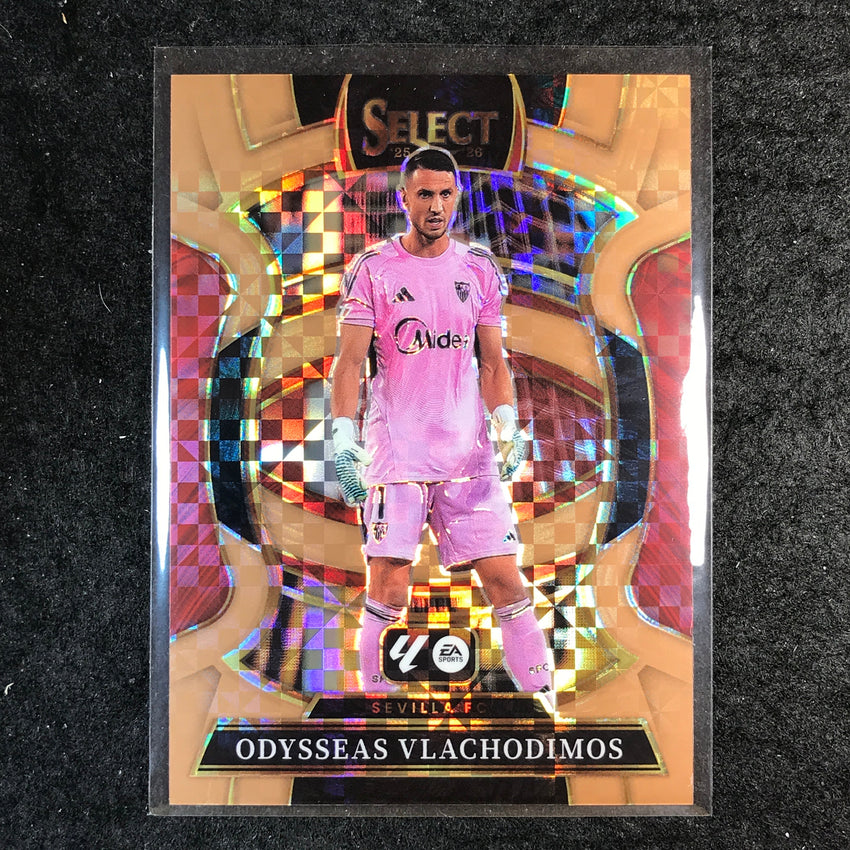 2025-26 Select La Liga ODYSSEAS VLACHODIMOS Terrace Bronze Checker 62/99 #85