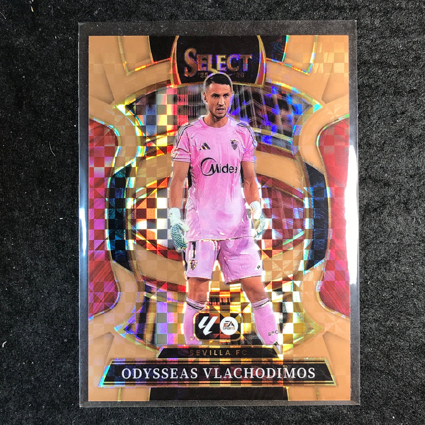 2025-26 Select La Liga ODYSSEAS VLACHODIMOS Terrace Bronze Checker 35/99 #85