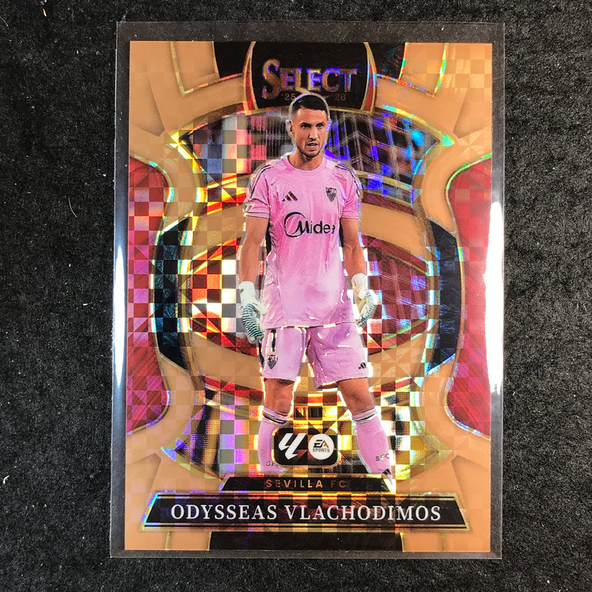 2025-26 Select La Liga ODYSSEAS VLACHODIMOS Terrace Bronze Checker 21/99 #85