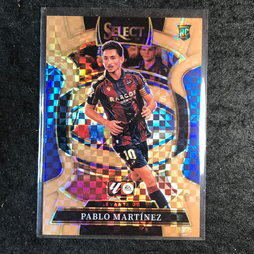 2025-26 Select La Liga PABLO MARTINEZ Rookie Terrace Bronze Checker 69/99 #91