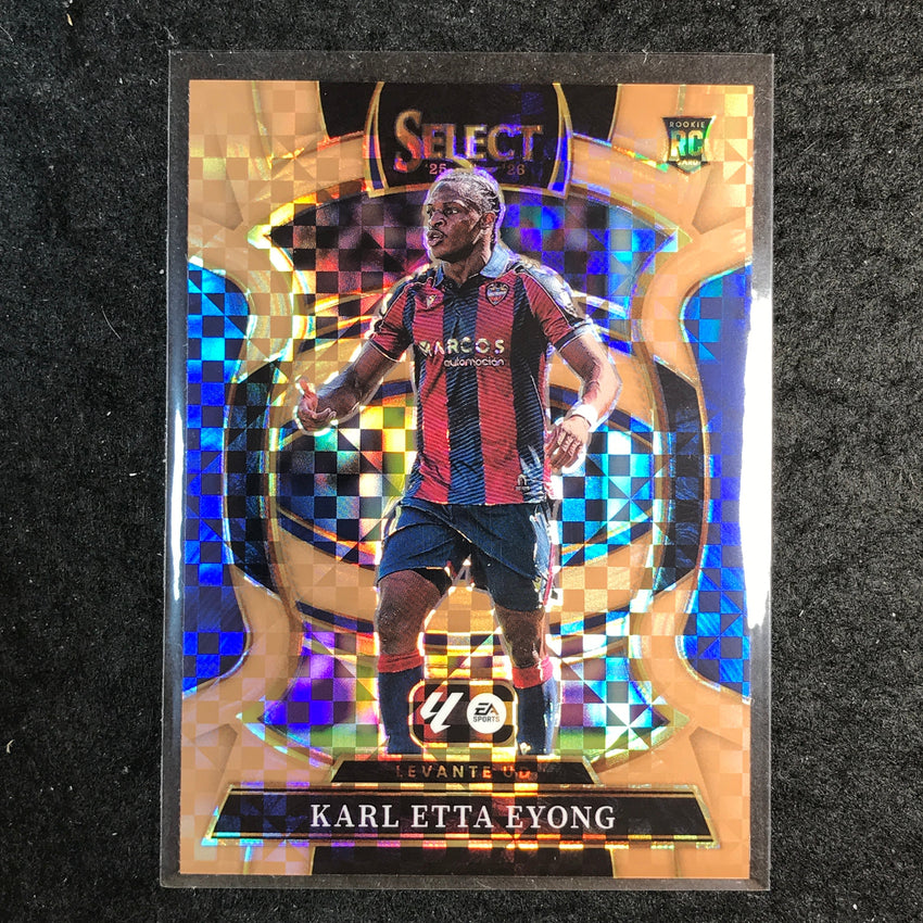 2025-26 Select La Liga KARL ETTA EYONG Rookie Terrace Bronze Checker 76/99 #94