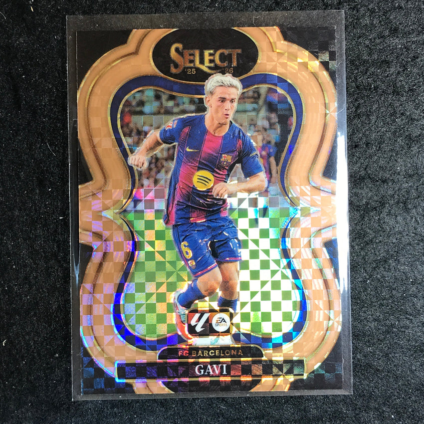 2025-26 Select La Liga GAVI Mezzanine Bronze Checker 37/99 #103