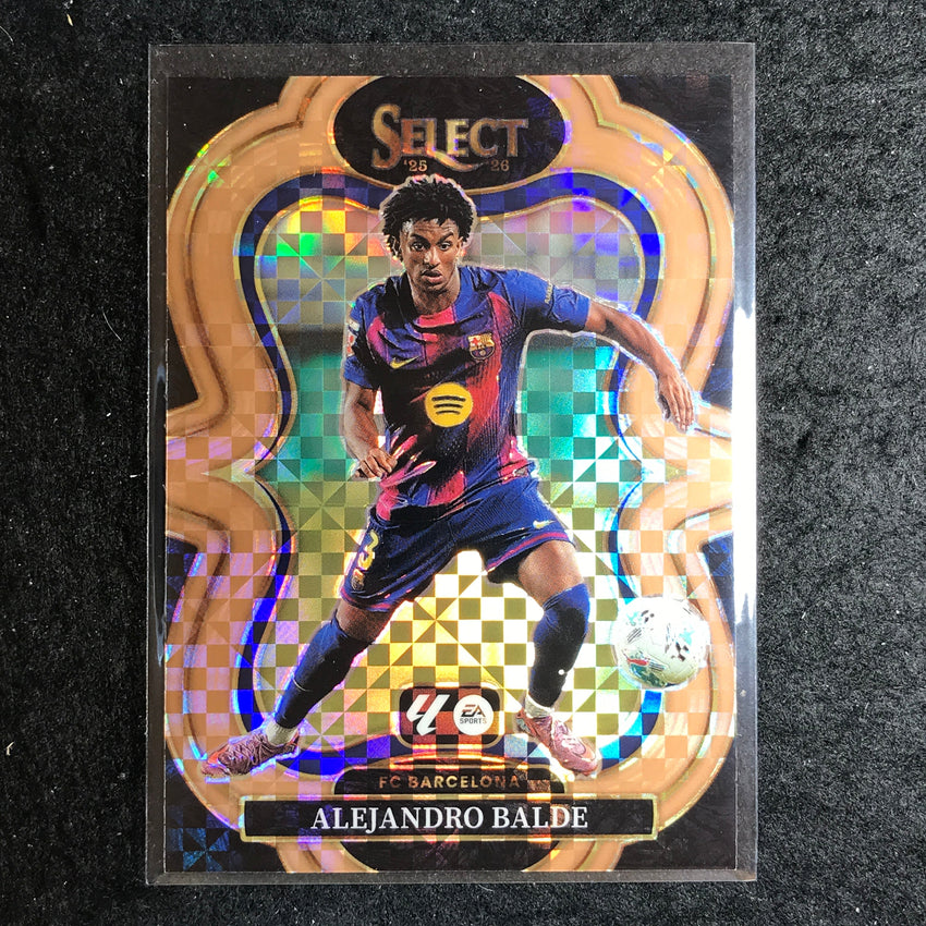2025-26 Select La Liga ALEJANDRO BALDE Mezzanine Bronze Checker 41/99 #105