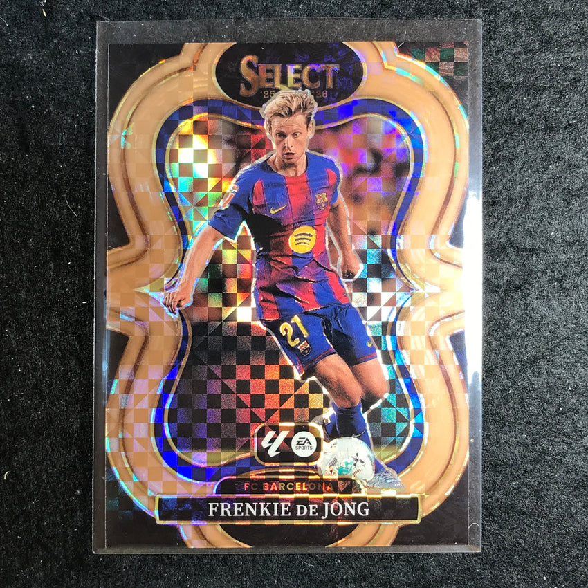 2025-26 Select La Liga FRENKIE DE JONG Mezzanine Bronze Checker 2/99 #110