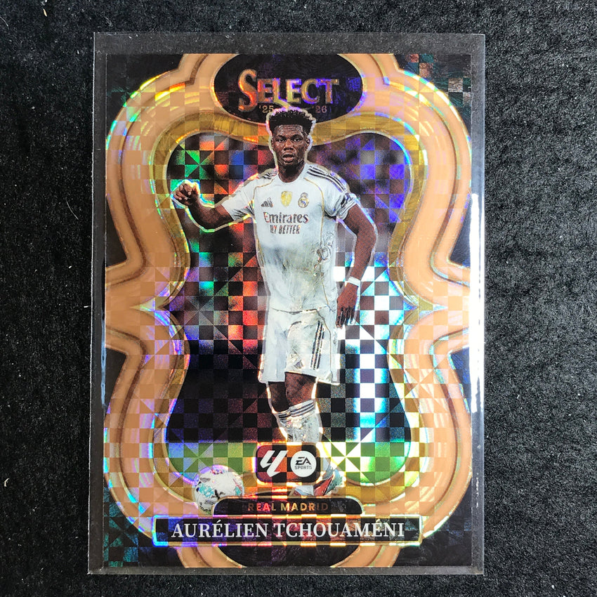 2025-26 Select La Liga AURELIEN TCHOUAMENI Mezzanine Bronze Checker 52/99 #111