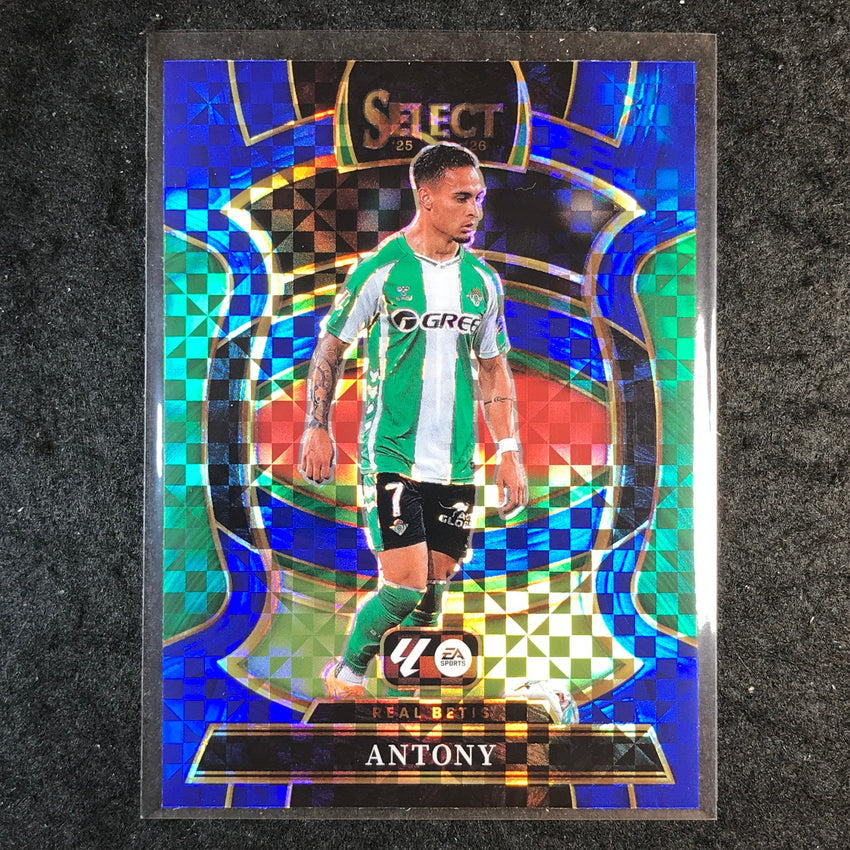 2025-26 Select La Liga ANTONY Terrace Blue Checker #29