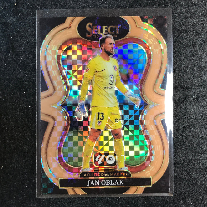 2025-26 Select La Liga JAN OBLAK Mezzanine Bronze Checker 49/99 #127