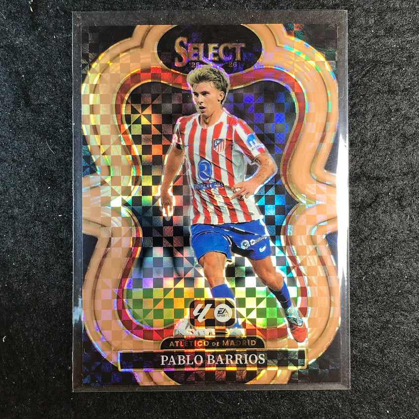 2025-26 Select La Liga PABLO BARRIOS Mezzanine Bronze Checker 63/99 #130