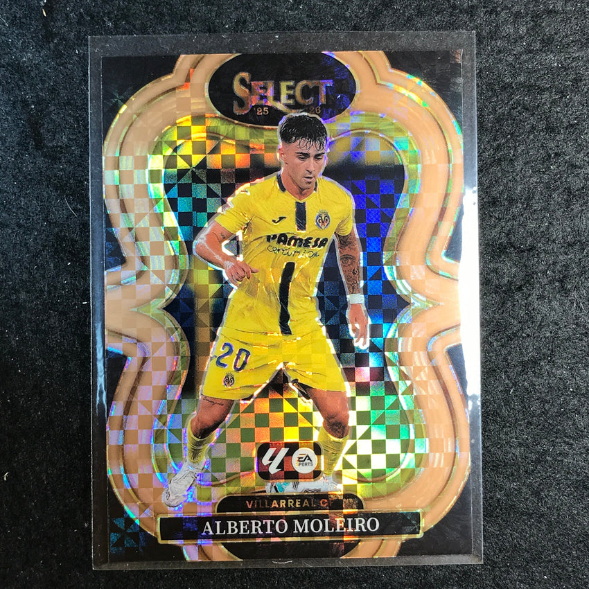 2025-26 Select La Liga ALBERTO MOLEIRO Mezzanine Bronze Checker 61/99 #142