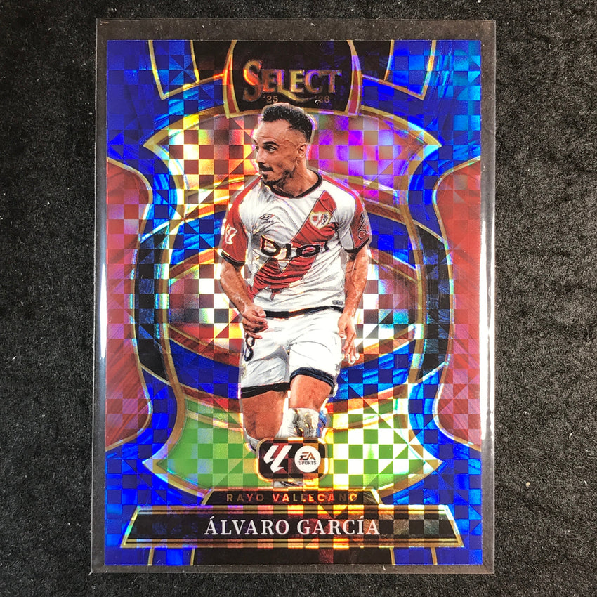 2025-26 Select La Liga ALVARO GARCIA Terrace Blue Checker #36