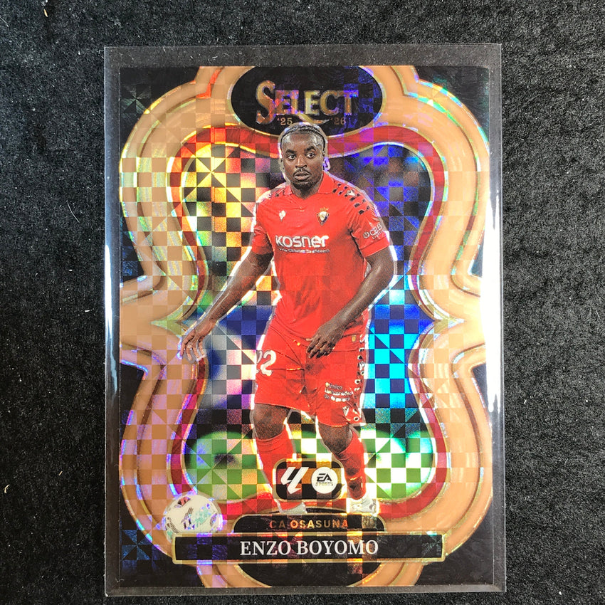 2025-26 Select La Liga ENZO BOYOMO Mezzanine Bronze Checker 3/99 #159