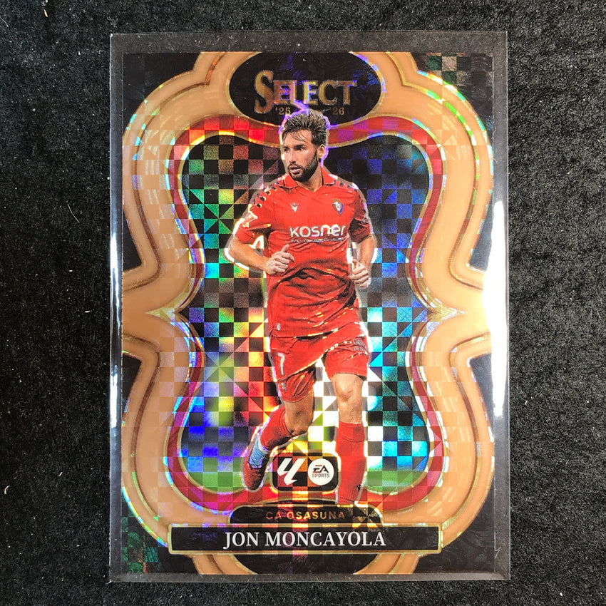 2025-26 Select La Liga JON MONCAYOLA Mezzanine Bronze Checker 96/99 #160