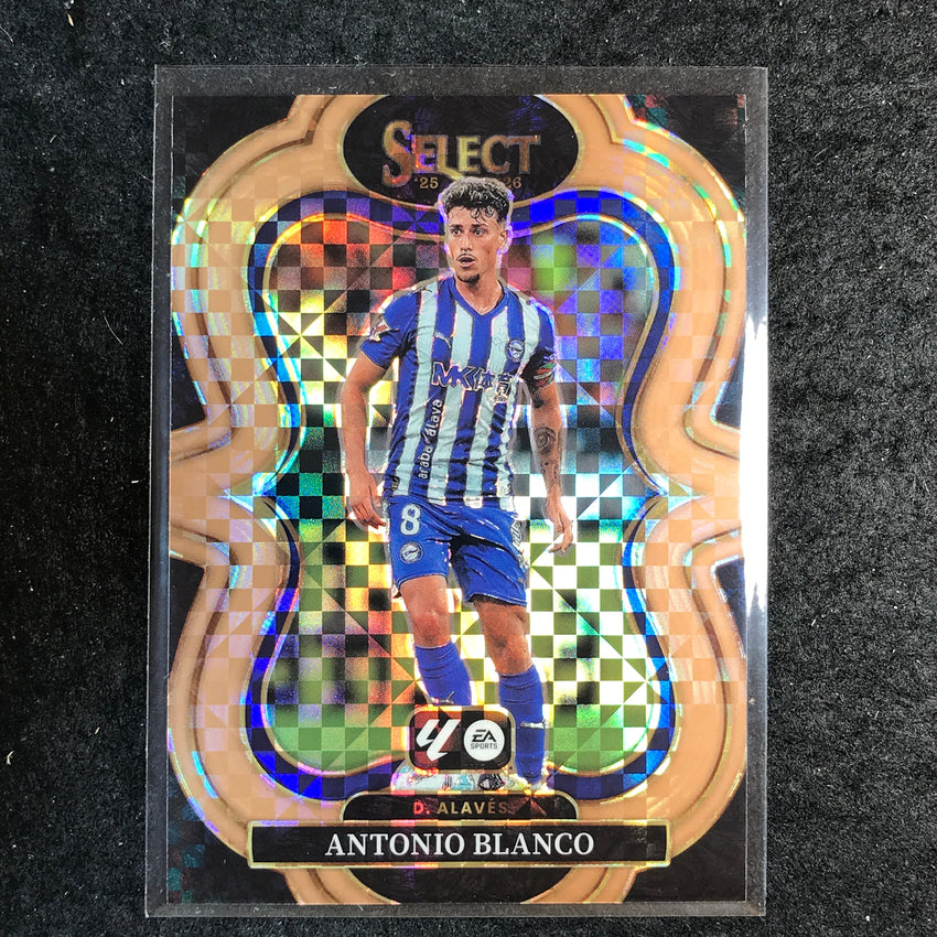 2025-26 Select La Liga ANTONIO BLANCO Mezzanine Bronze Checker 16/99 #182