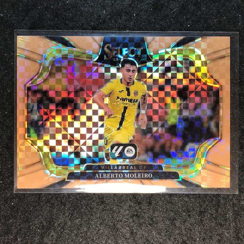 2025-26 Select La Liga ALBERTO MOLEIRO Field Level Bronze Checker 95/99 #202
