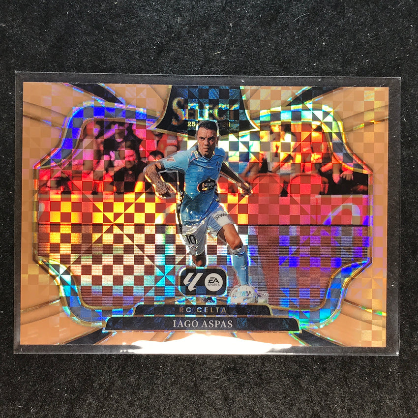 2025-26 Select La Liga IAGO ASPAS Field Level Bronze Checker 1/99 #206