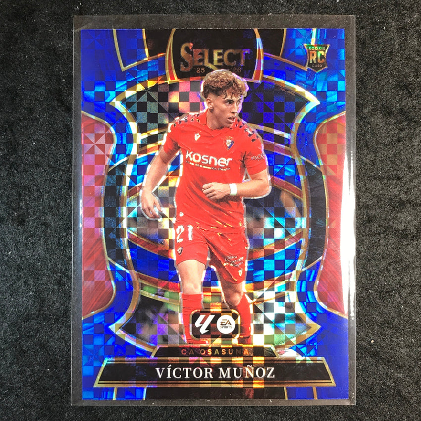 2025-26 Select La Liga VICTOR MUNOZ Rookie Terrace Blue Checker #42