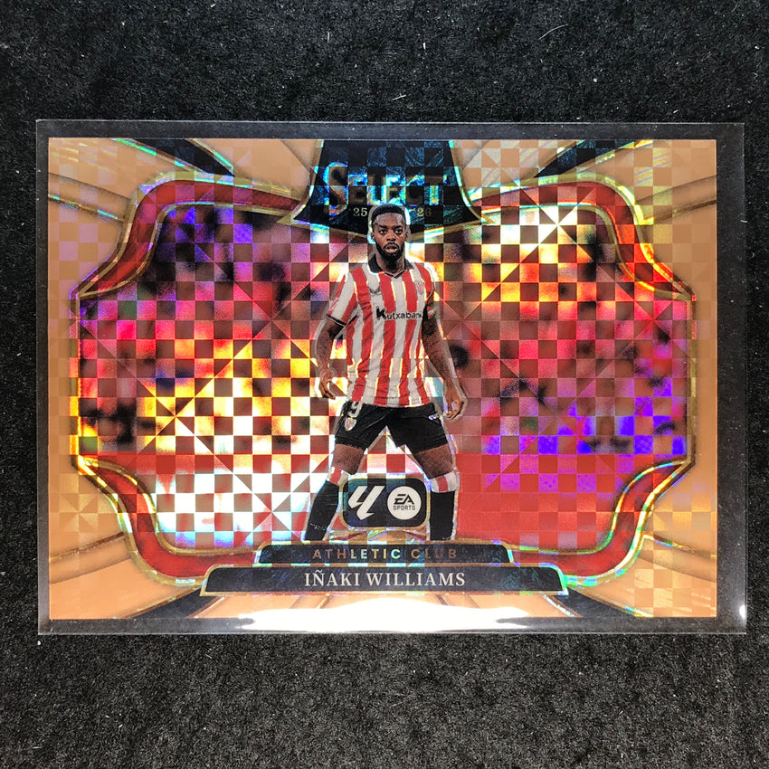 2025-26 Select La Liga INAKI WILLIAMS Field Level Bronze Checker 48/99 #211
