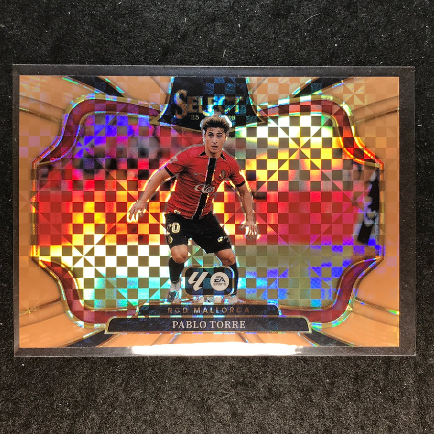 2025-26 Select La Liga PABLO TORRE Field Level Bronze Checker 22/99 #219