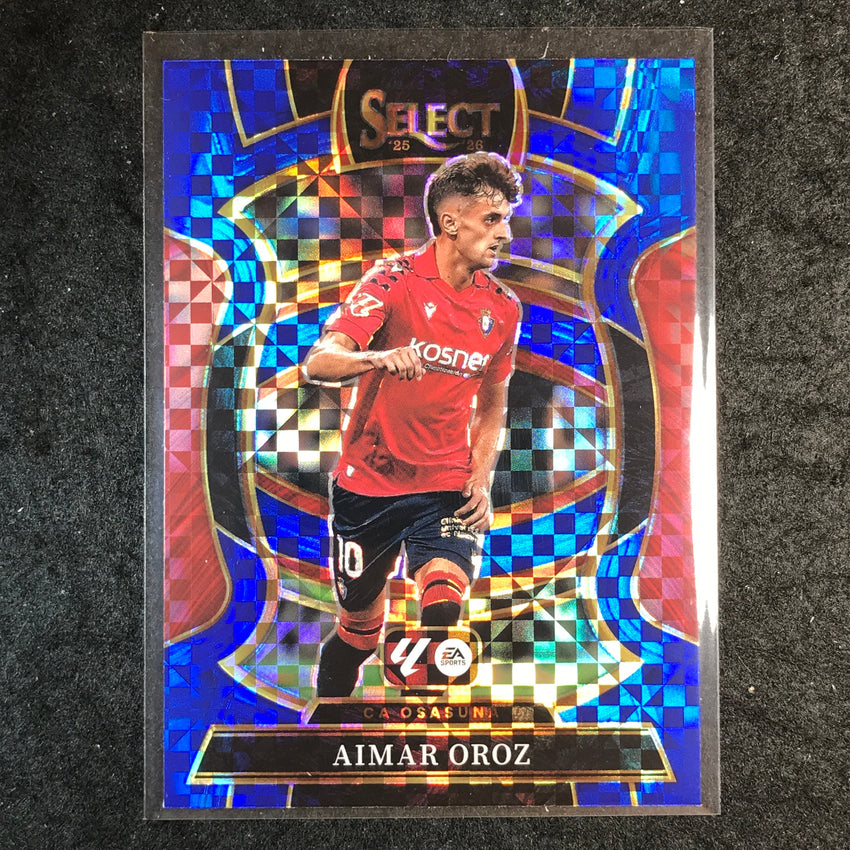 2025-26 Select La Liga AIMAR OROZ Terrace Blue Checker #45