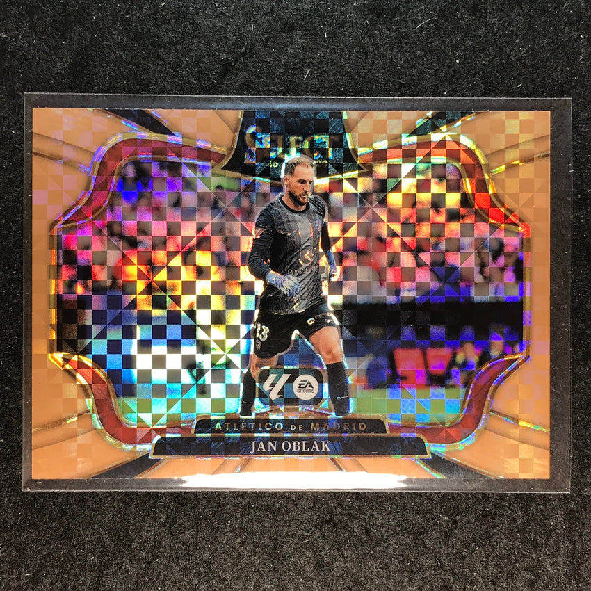 2025-26 Select La Liga JAN OBLAK Field Level Bronze Checker 24/99 #230