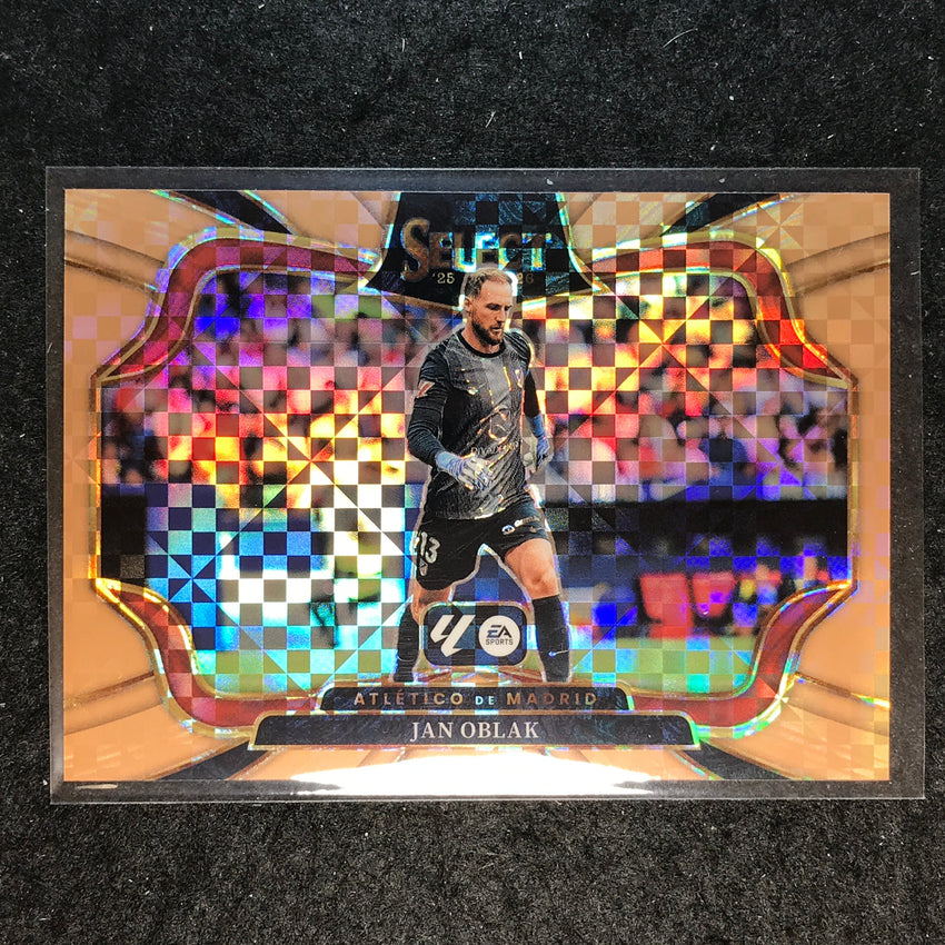 2025-26 Select La Liga JAN OBLAK Field Level Bronze Checker 92/99 #230