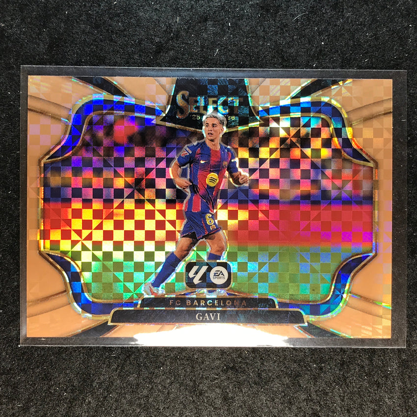 2025-26 Select La Liga GAVI Field Level Bronze Checker 93/99 #238