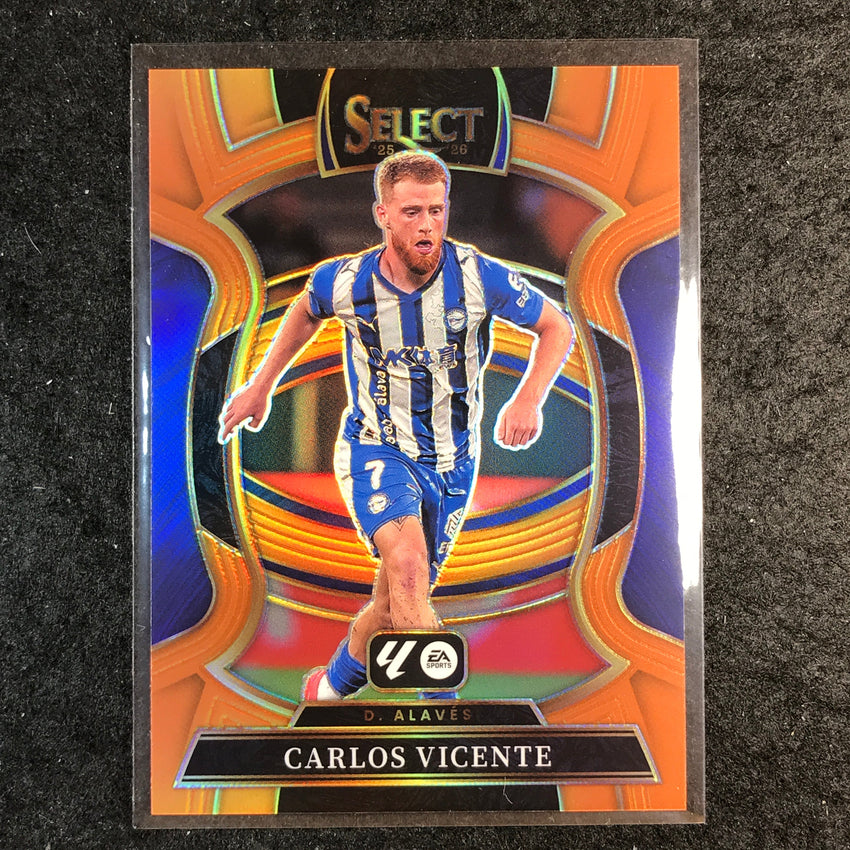 2025-26 Select La Liga CARLOS VICENTE Terrace Orange 22/75 #73